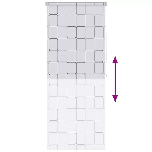  kockamintás zuhanyroló 120 x 240 cm