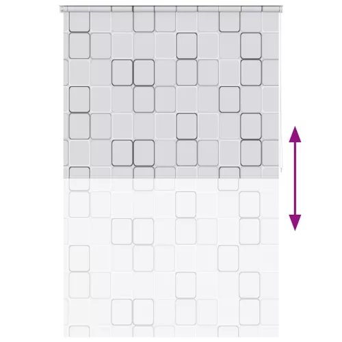  buborékmintás zuhanyroló 120 x 240 cm