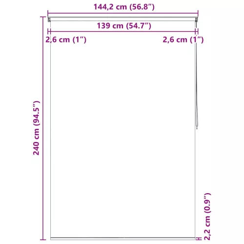   körmintás zuhanyroló 140 x 240 cm