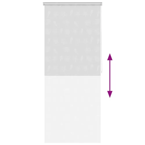  tengericsillag-mintás zuhanyroló 80x240 cm