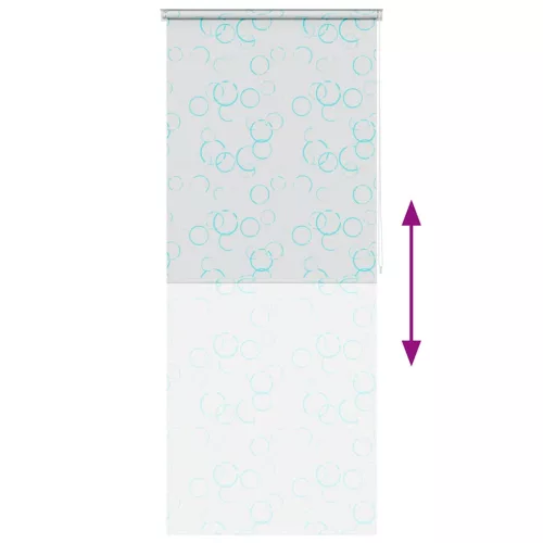  buborékmintás zuhanyroló 100 x 240 cm