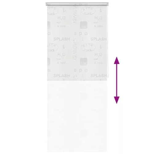  fröcskölt mintás zuhanyroló 80 x 240 cm