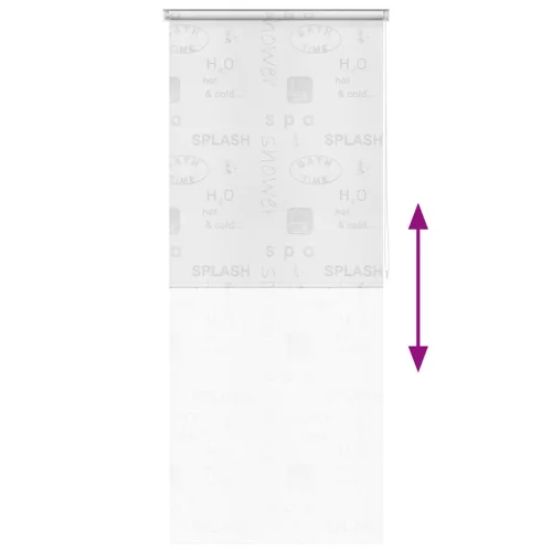  fröcskölt mintás zuhanyroló 100 x 240 cm