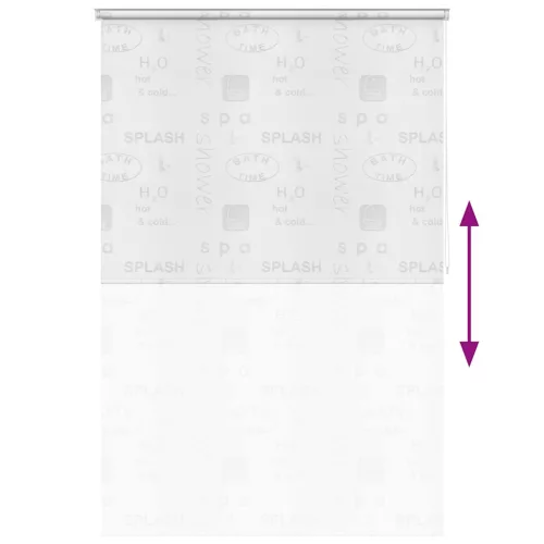  fröcskölt mintás zuhanyroló 160 x 240 cm