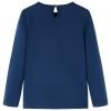 Tengerészkék hosszú ujjú gyerekpóló 128