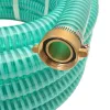  zöld szívótömlő sárgaréz csatlakozókkal 10 m 25 mm