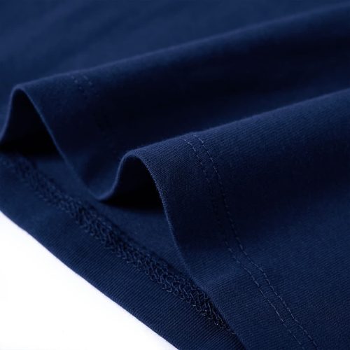 Tengerészkék hosszú ujjú gyerekpóló 92