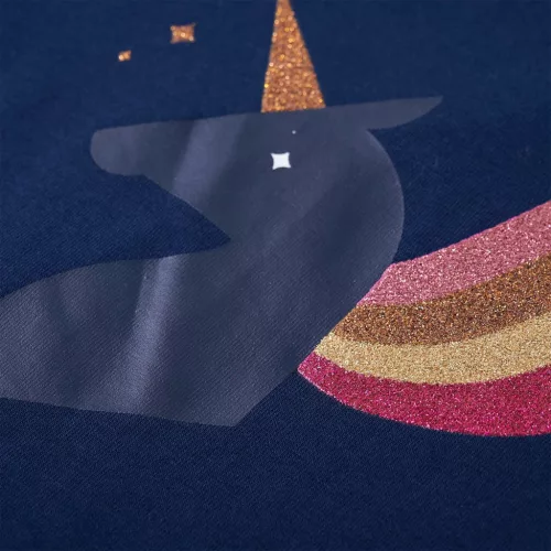 Tengerészkék hosszú ujjú gyerekpóló 128