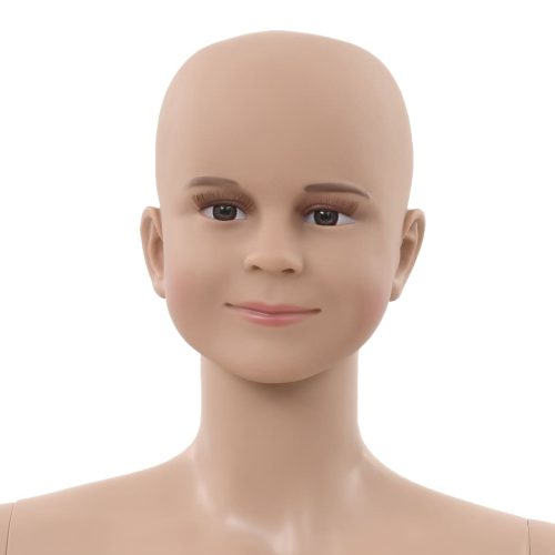  bézs egész alakos gyerek próbababa üvegtalppal 140 cm 