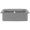  szürke, egymedencés gránit mosogatótálca 