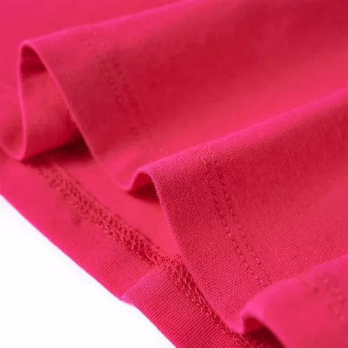 Élénk rózsaszín hosszú ujjú gyerekpóló 92