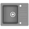  szürke, egymedencés gránit mosogatótálca 