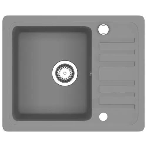  szürke, egymedencés gránit mosogatótálca 