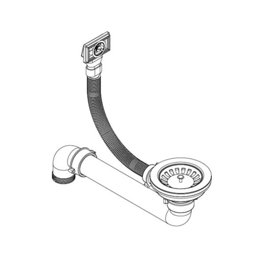  szürke, kerek, egymedencés gránit mosogatótálca 