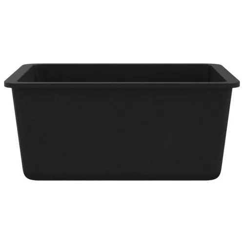  fekete, egymedencés gránit mosogatótálca