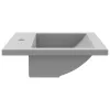 szürke gránit mosdókagyló 600 x 450 x 120 mm