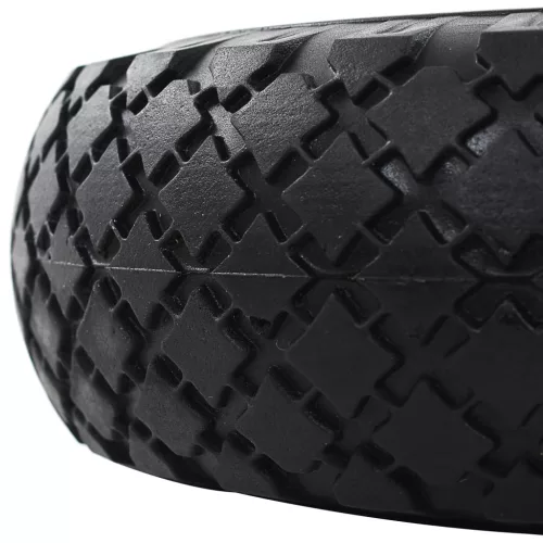  2 db molnárkocsi-kerék tömör poliuretán 3.00-4 (260 x 85)