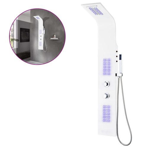  fehér alumínium zuhanypanel 20 x 44 x 130 cm