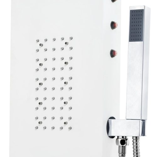  fehér alumínium zuhanypanel 20 x 44 x 130 cm