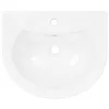  szabadon álló fehér kerámia mosdókagyló lábbal 520x440x190 mm