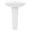  szabadon álló fehér kerámia mosdókagyló lábbal 580x470x200 mm