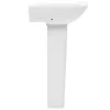  szabadon álló fehér kerámia mosdókagyló lábbal 580x470x200 mm