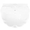  szabadon álló fehér kerámia mosdókagyló lábbal 580x510x200 mm