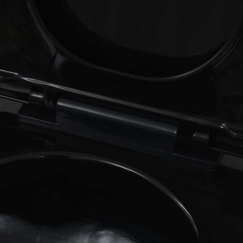  fekete kerámia fali WC csésze 