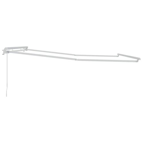 Napernyő Kézi Fehér 4 × 3 m Fém