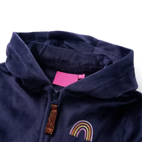 Gyerek kapucnis kabát Navy 116