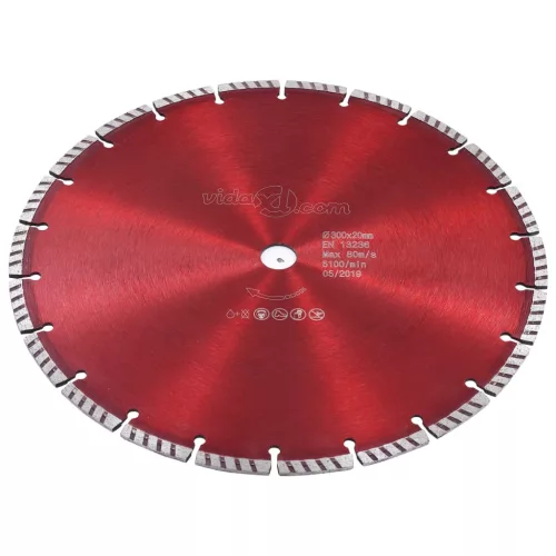  gyémánt vágókorong turbó acéllal 300 mm
