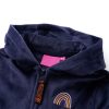 Gyerek kapucnis kabát Navy 128