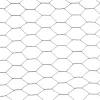  zöld PVC-bevonatú acél csirkeháló drótkerítés 25 x 1,2 m