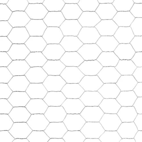  ezüst horganyzott acél csirkeháló drótkerítés 25 x 1,2 m