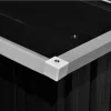  antracitszürke fém kerti fészer 257 x 580 x 181 cm - B-áru / sérült termék