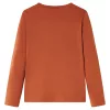 Konyak színű hosszú ujjú gyerekpóló 104