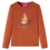 Konyak színű hosszú ujjú gyerekpóló 116