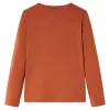Konyak színű hosszú ujjú gyerekpóló 128
