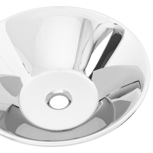  ezüstszínű kerámia mosdókagyló 42 x 14 cm 