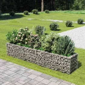  horganyzott acél gabion magaságyás 270 x 50 x 50 cm