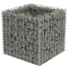  horganyzott acél gabion magaságyás 50 x 50 x 50 cm