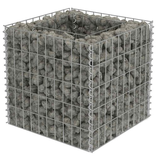  horganyzott acél gabion magaságyás 50 x 50 x 50 cm