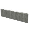  horganyzott acél gabion fal 450 x 30 x 100 cm