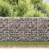  horganyzott acél gabion fal 450 x 30 x 100 cm