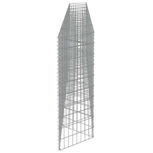  horganyzott acél gabion fal 450 x 30 x 100 cm