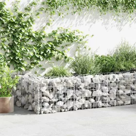  horganyzott acél gabion fal 450 x 30 x 50 cm