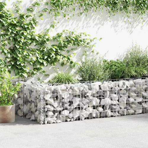  horganyzott acél gabion fal 450 x 30 x 50 cm
