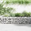 horganyzott acél gabion fal 450 x 30 x 50 cm