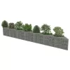 horganyzott acél gabion fal 450 x 30 x 50 cm