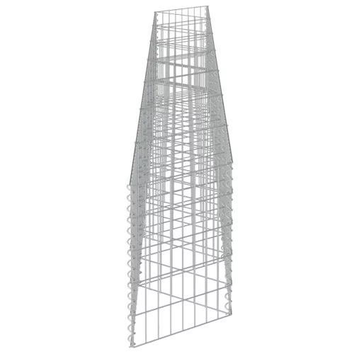  horganyzott acél gabion fal 450 x 30 x 50 cm